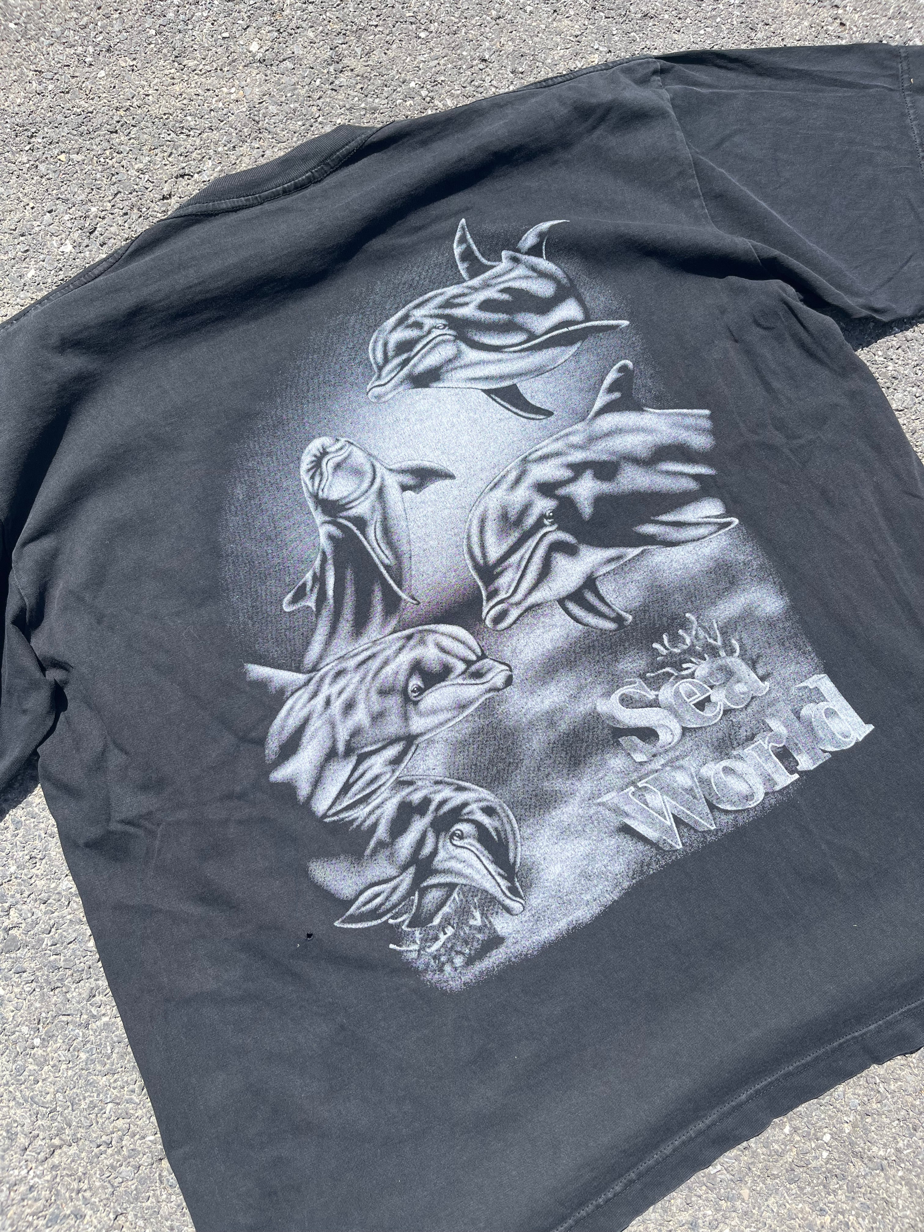 T-SHIRT DAUPHIN THUNDER NOIR