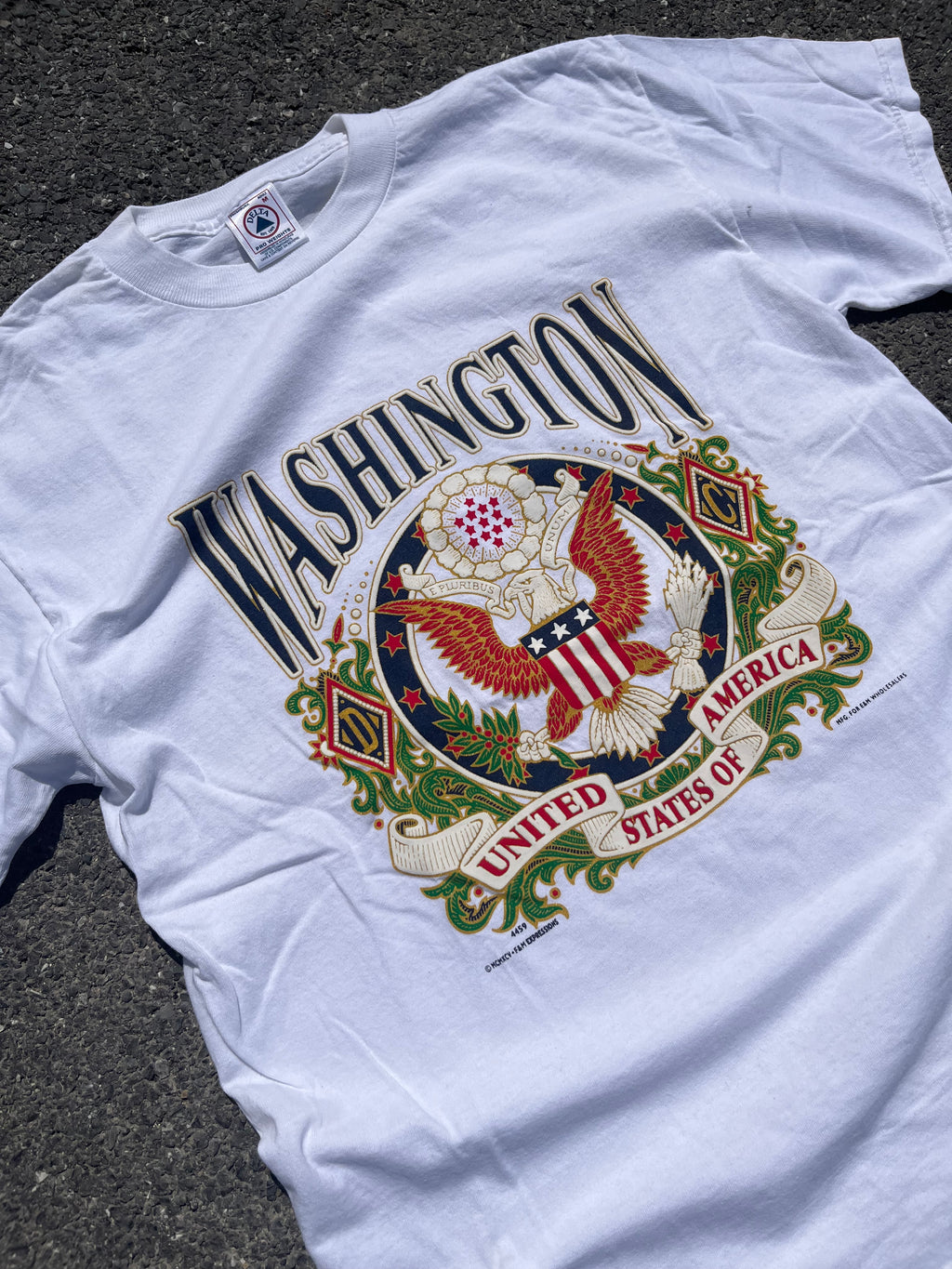 T-SHIRT SOUVENIR DE WASHINGTON BLANC