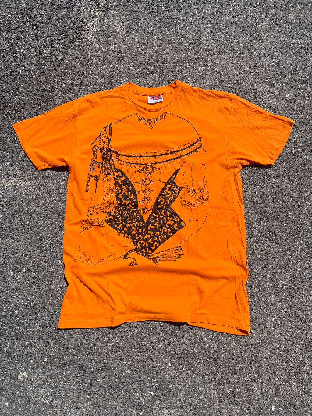 T-SHIRT GRAPHIQUE ORANGE