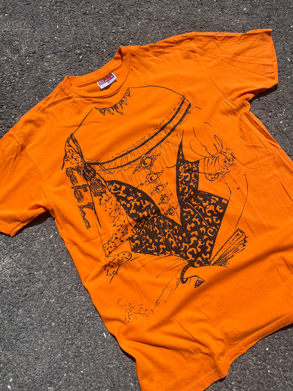 T-SHIRT GRAPHIQUE ORANGE