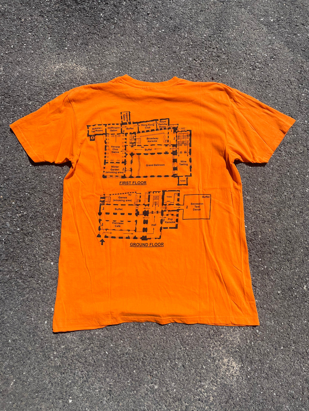T-SHIRT GRAPHIQUE ORANGE