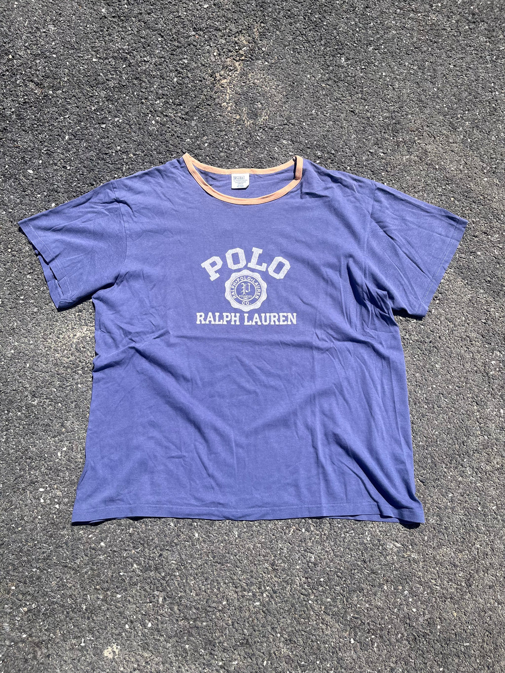 T-SHIRT RALPH LAUREN BLEU