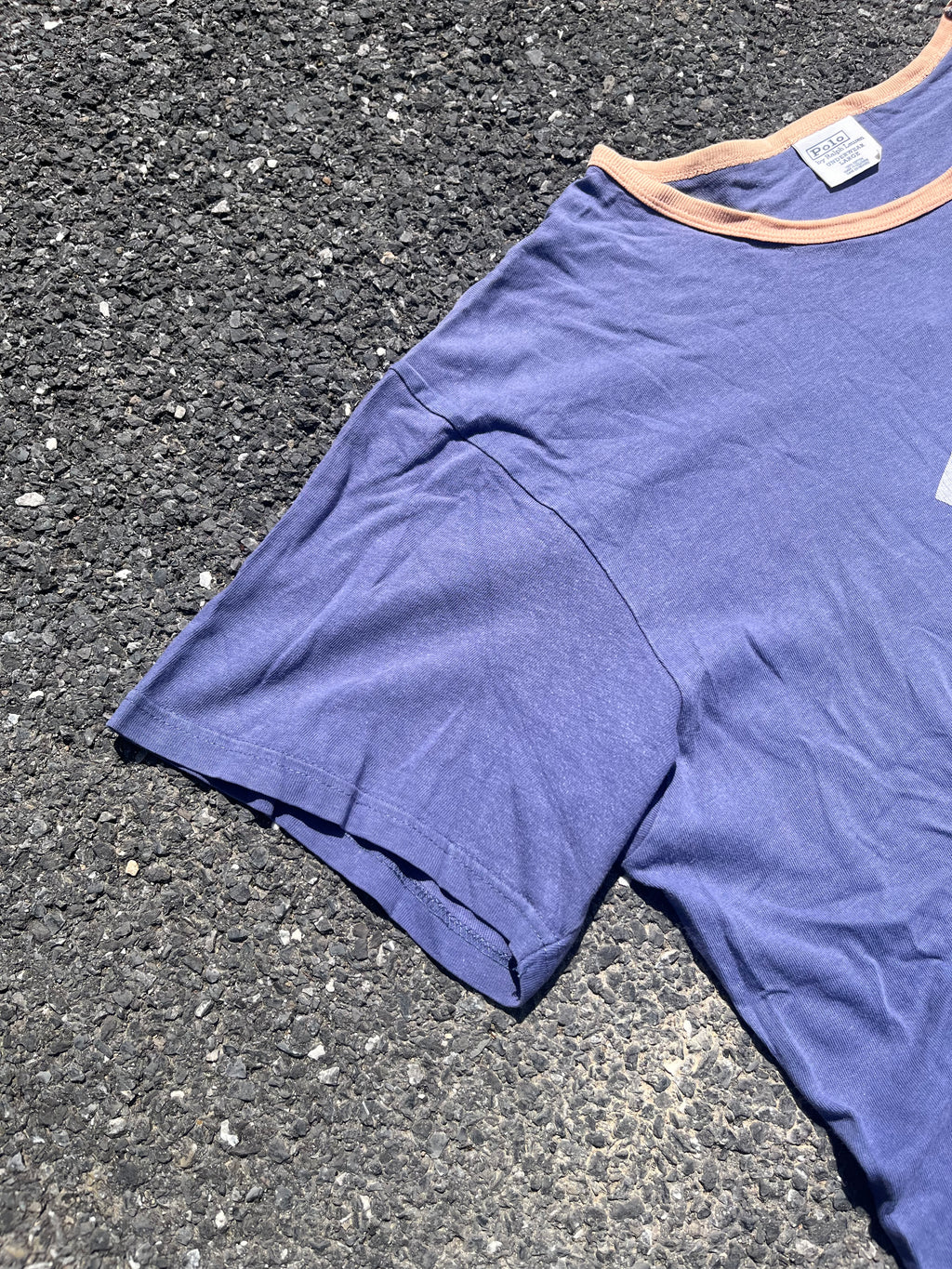 T-SHIRT RALPH LAUREN BLEU
