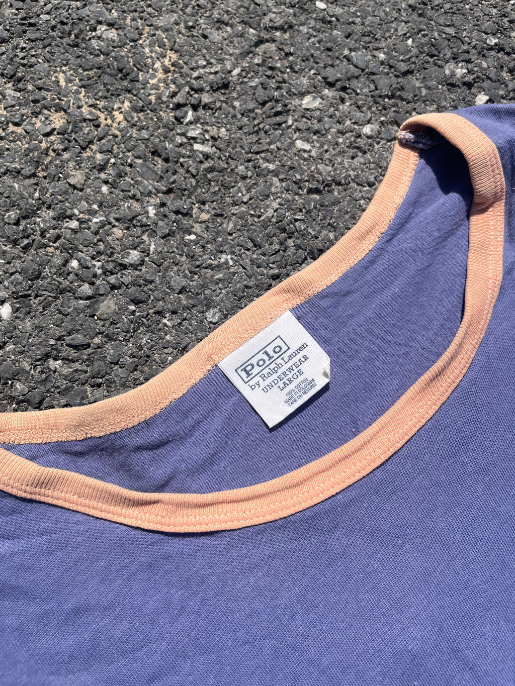 T-SHIRT RALPH LAUREN BLEU