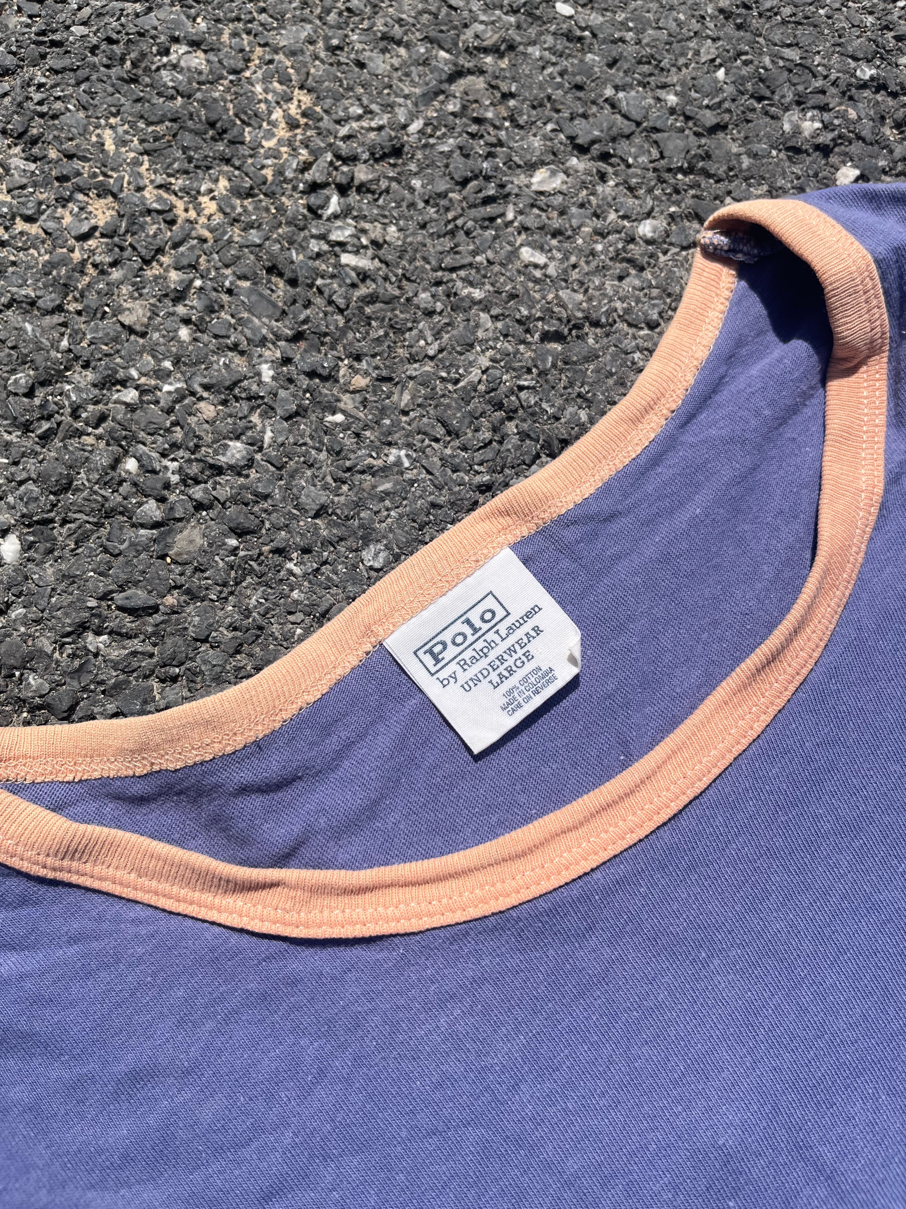 T-SHIRT RALPH LAUREN BLEU