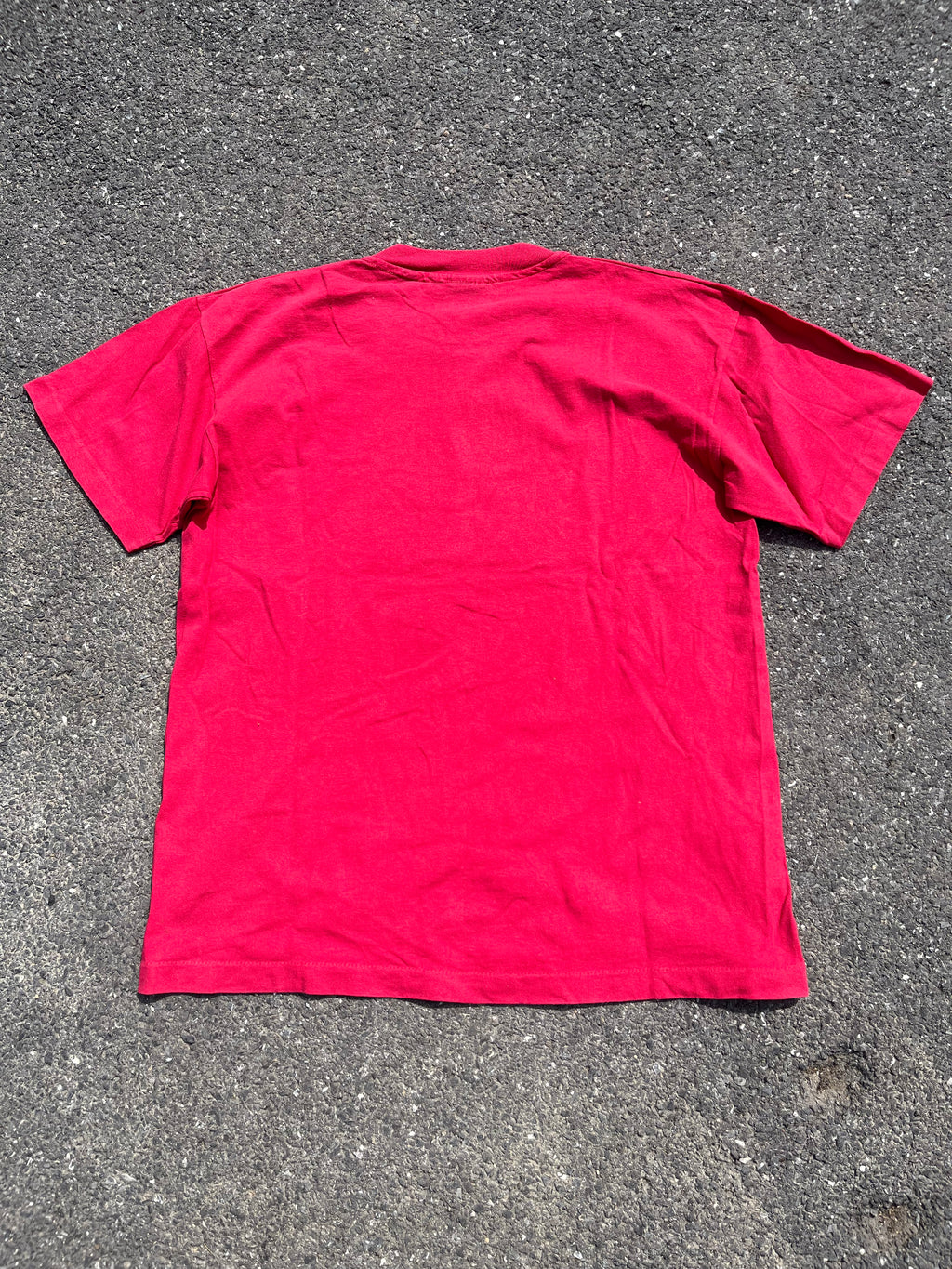 T-SHIRT PLANET HOLLYWOOD NEW YORK ROUGE