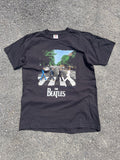 T-SHIRT DE CONCERT THE BEATLES NOIR