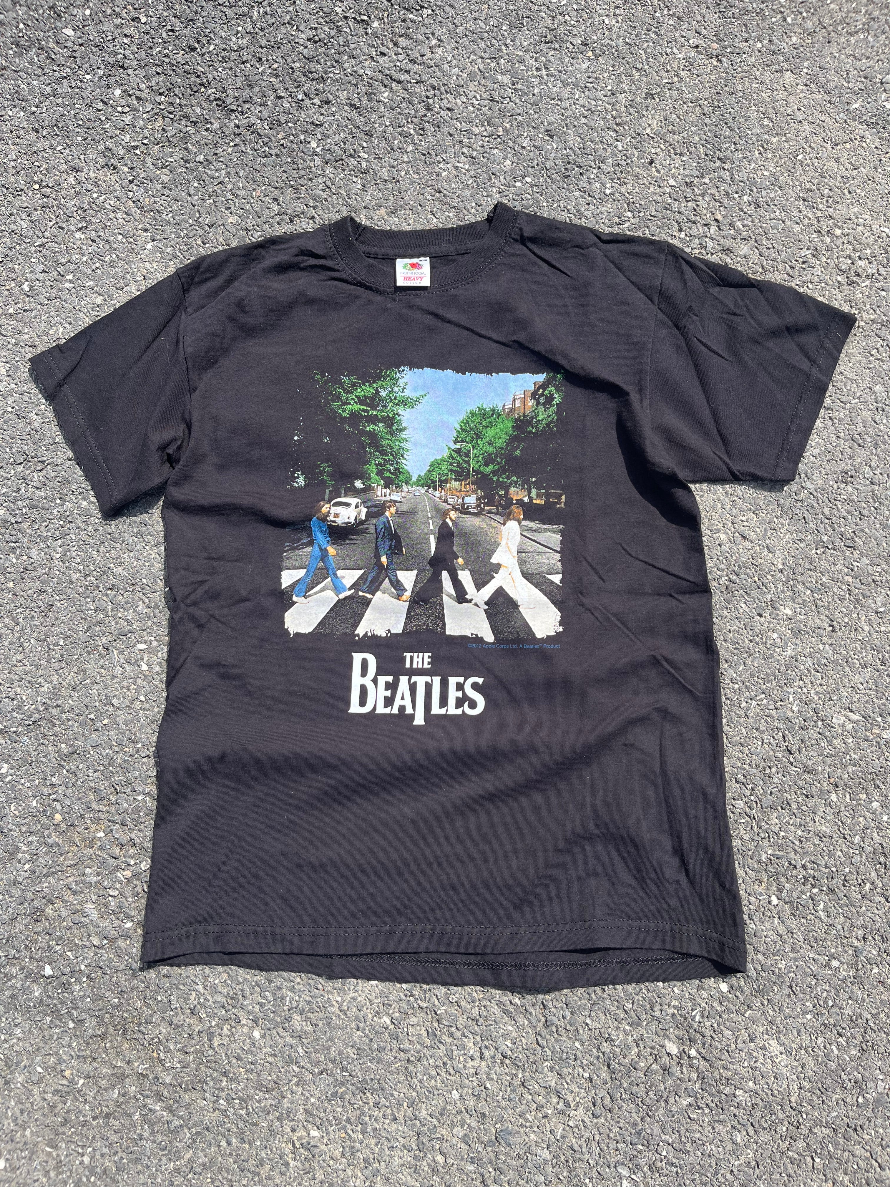 T-SHIRT DE CONCERT THE BEATLES NOIR