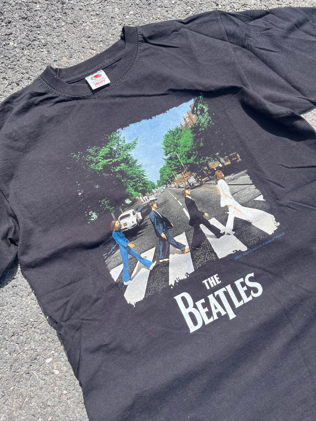 T-SHIRT DE CONCERT THE BEATLES NOIR