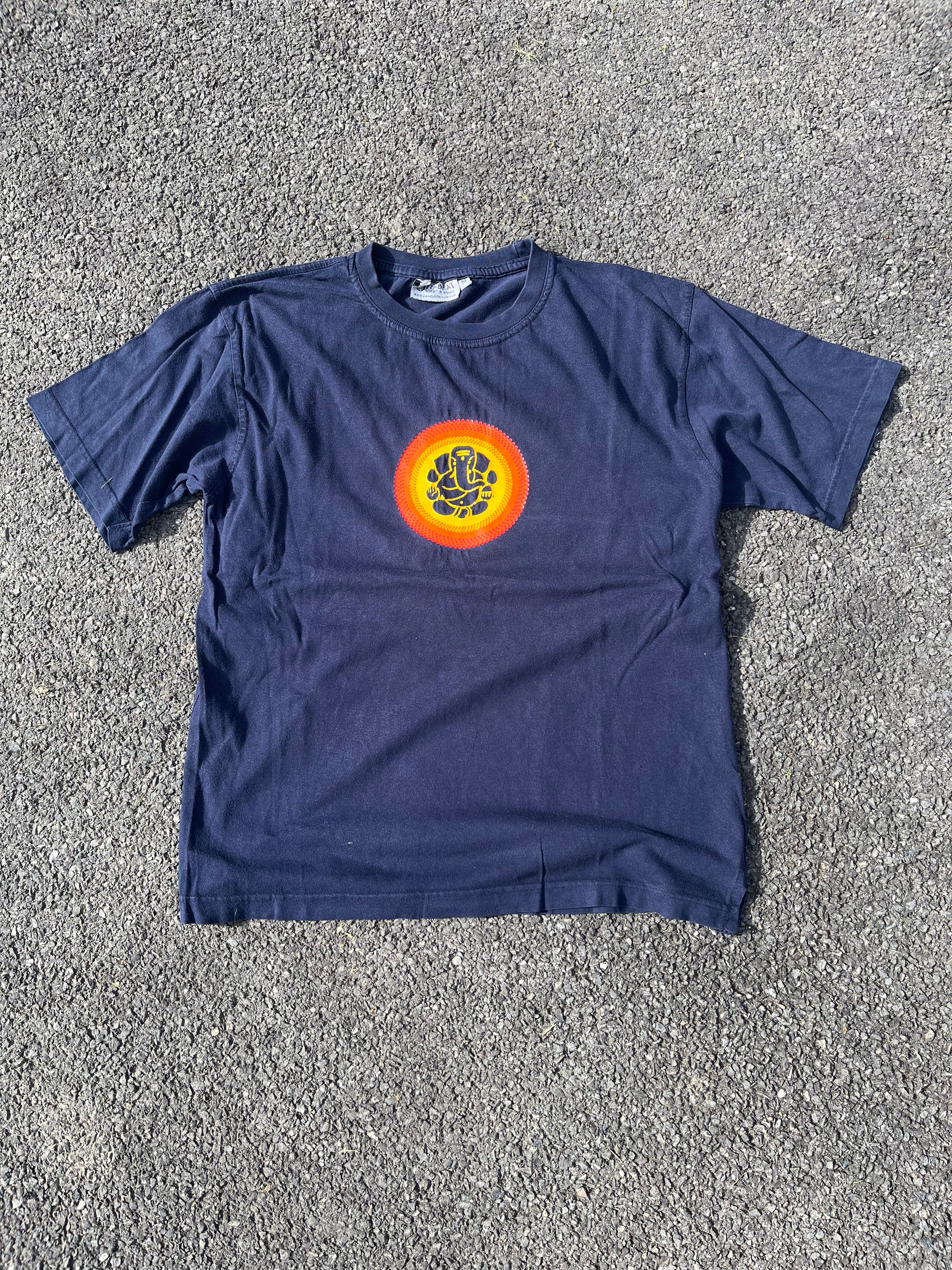 T-SHIRT GRAPHIQUE BLEU