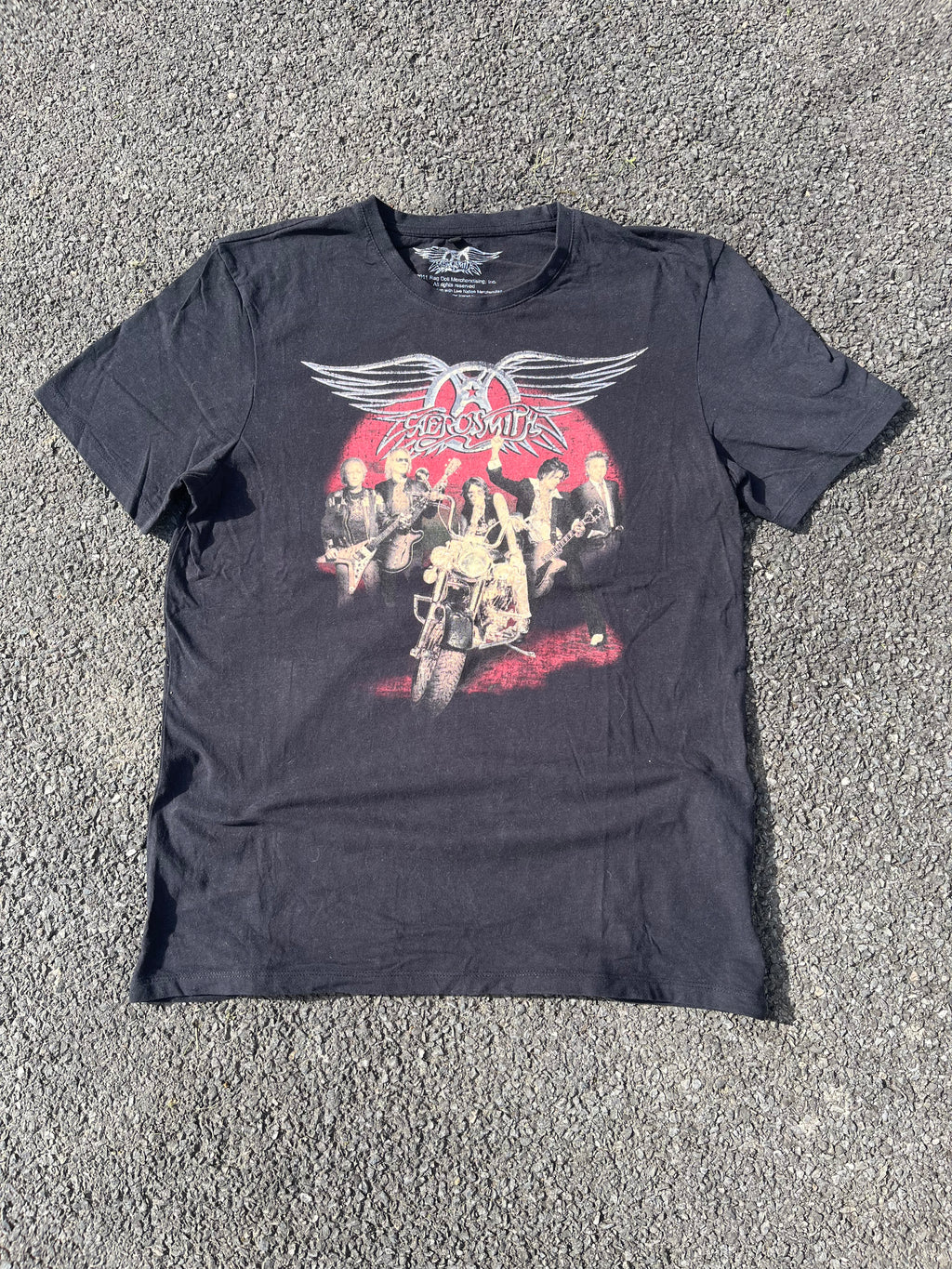 T-SHIRT DE CONCERT AEROSMITH NOIR