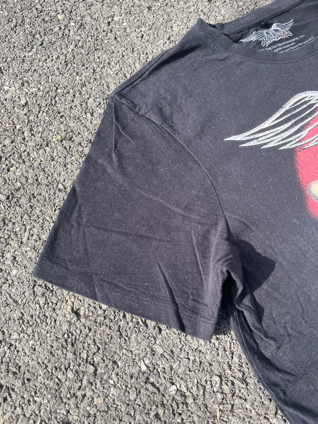 T-SHIRT DE CONCERT AEROSMITH NOIR