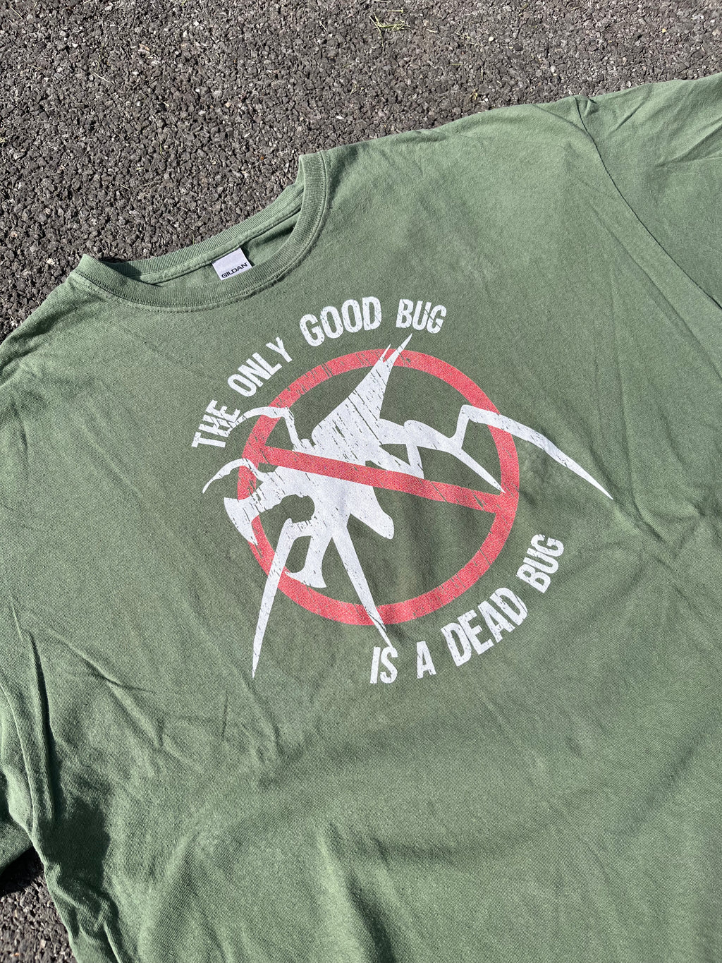 T-SHIRT GRAPHIQUE VERT