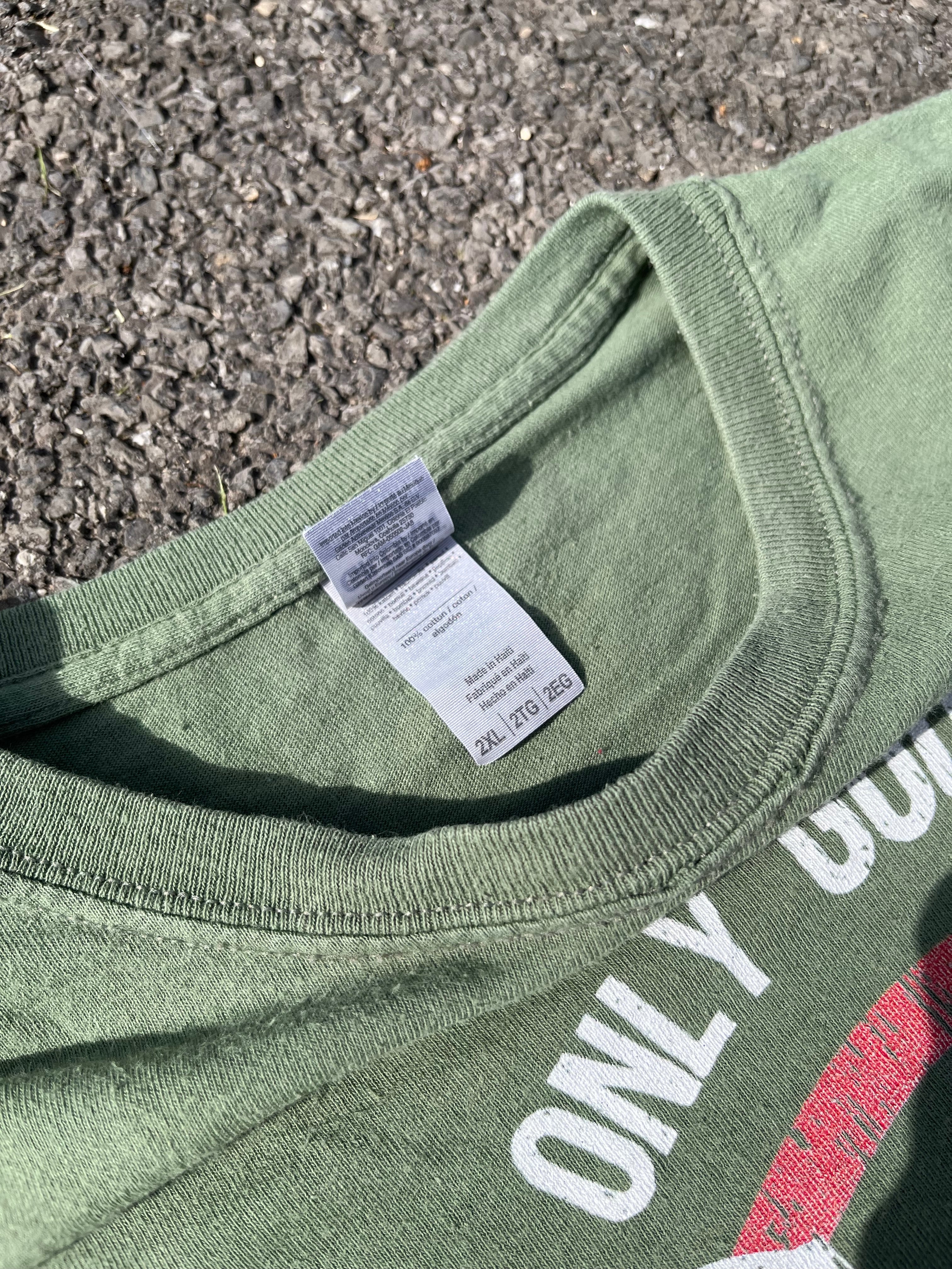 T-SHIRT GRAPHIQUE VERT