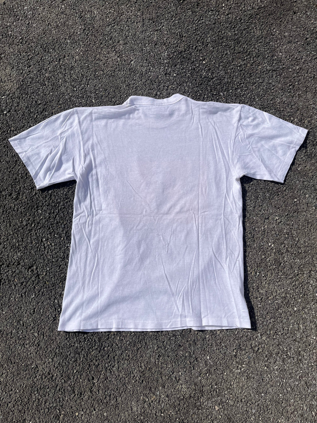 T-SHIRT GRAPHIQUE SINGLE STITCH HARLEM NY BLANC