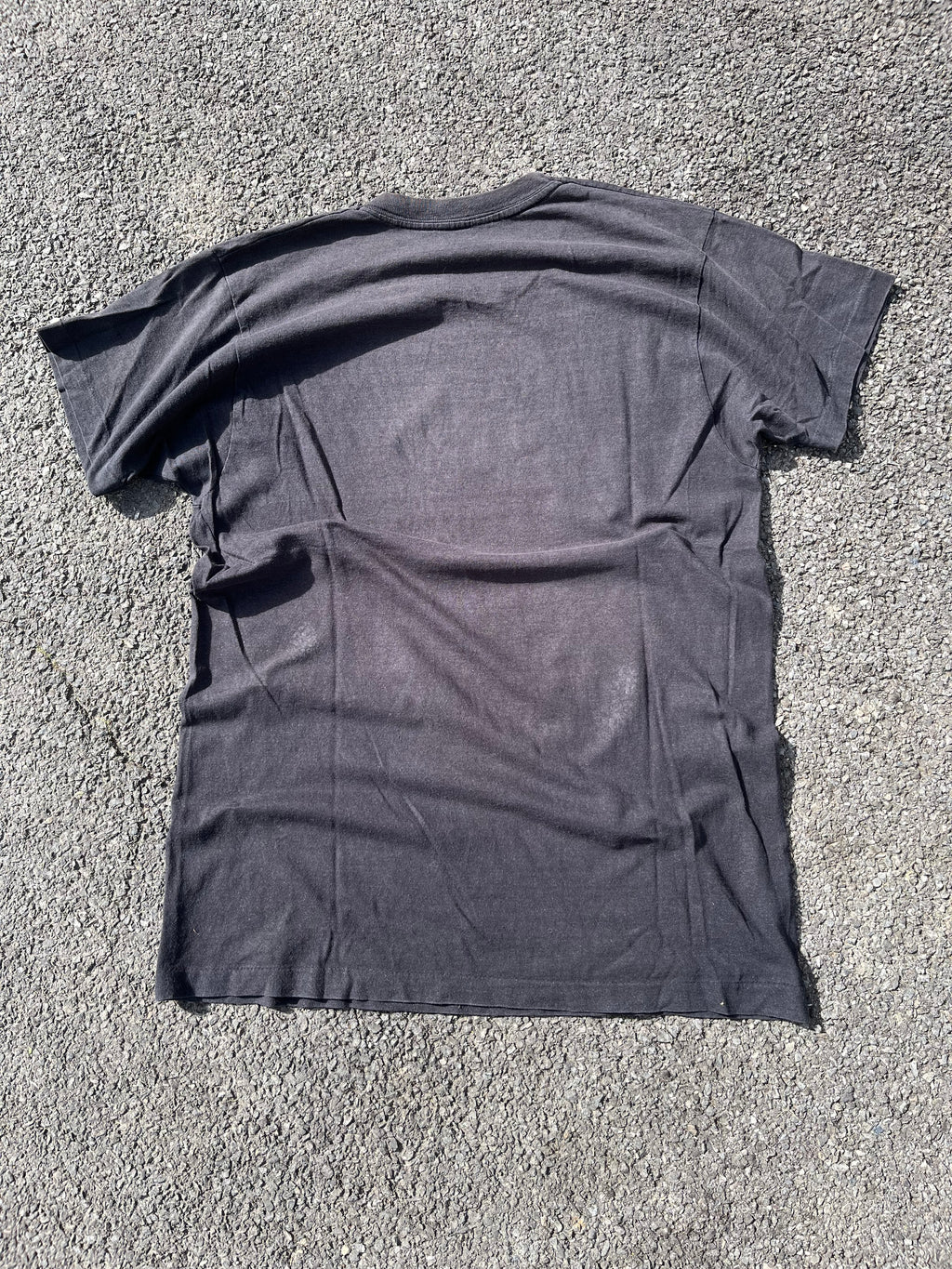 T-SHIRT GRAPHIQUE ROCK SINGLE STITCH NOIR