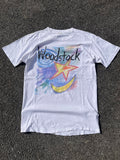 T-SHIRT WOODSTOCK ANNÉE 1980 SINGLE STITCH