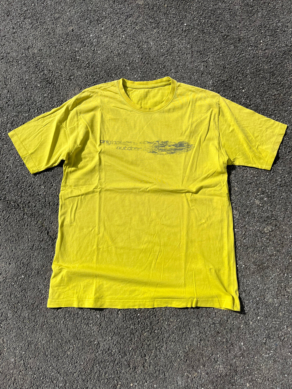 T-SHIRT ORIGINAL OUTDOOR JAUNE
