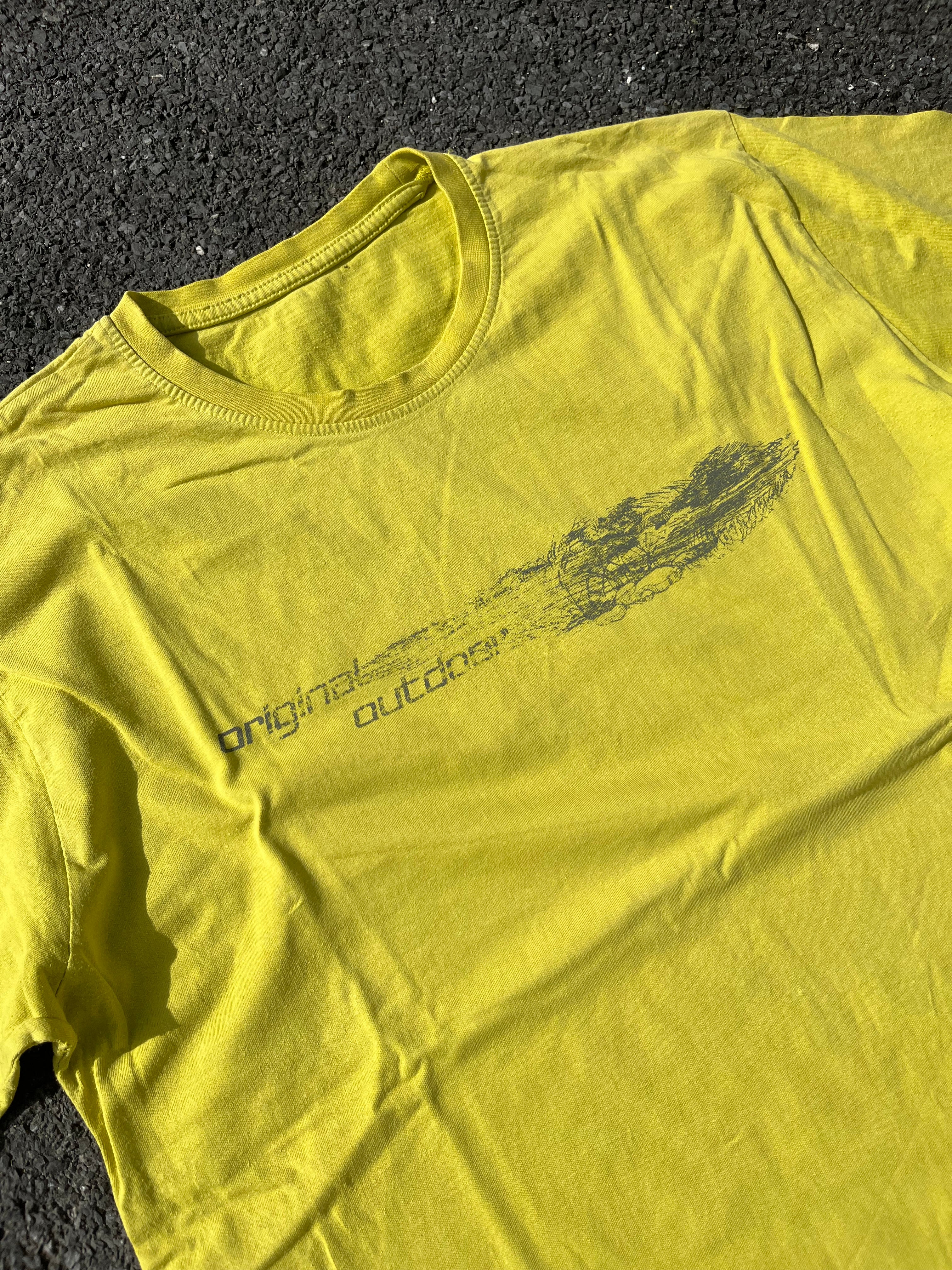 T-SHIRT ORIGINAL OUTDOOR JAUNE