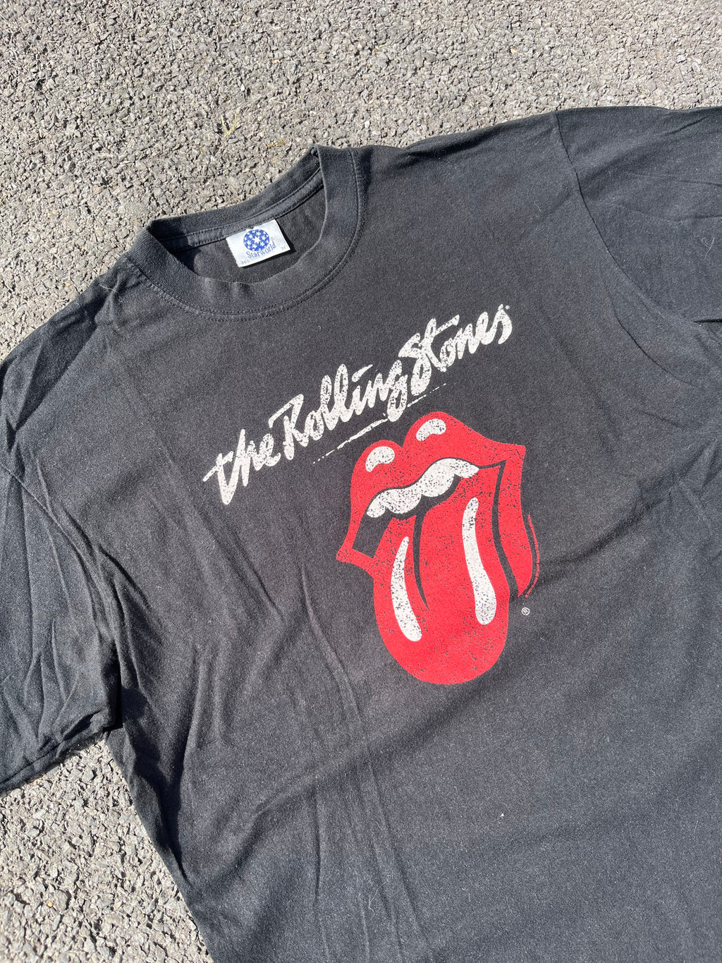 T-SHIRT THE ROLLING STONES ANNÉE 2000 NOIR
