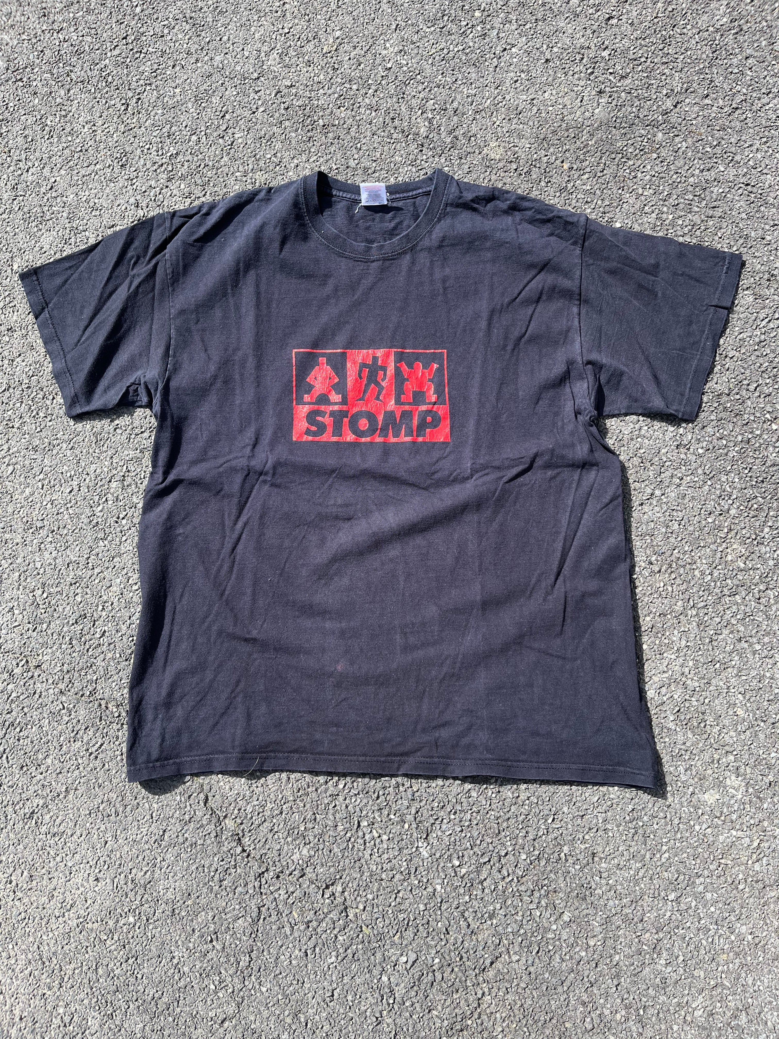 T-SHIRT STOMP ANNÉE 2000 NOIR