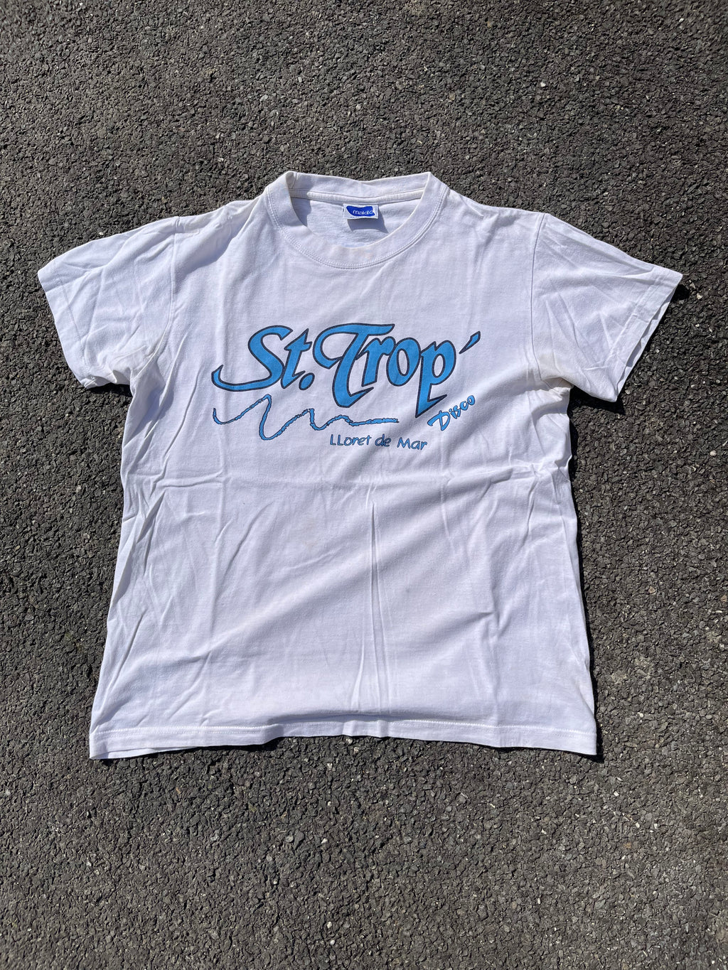 T-SHIRT SOUVENIR ST TROPEZ BLANC