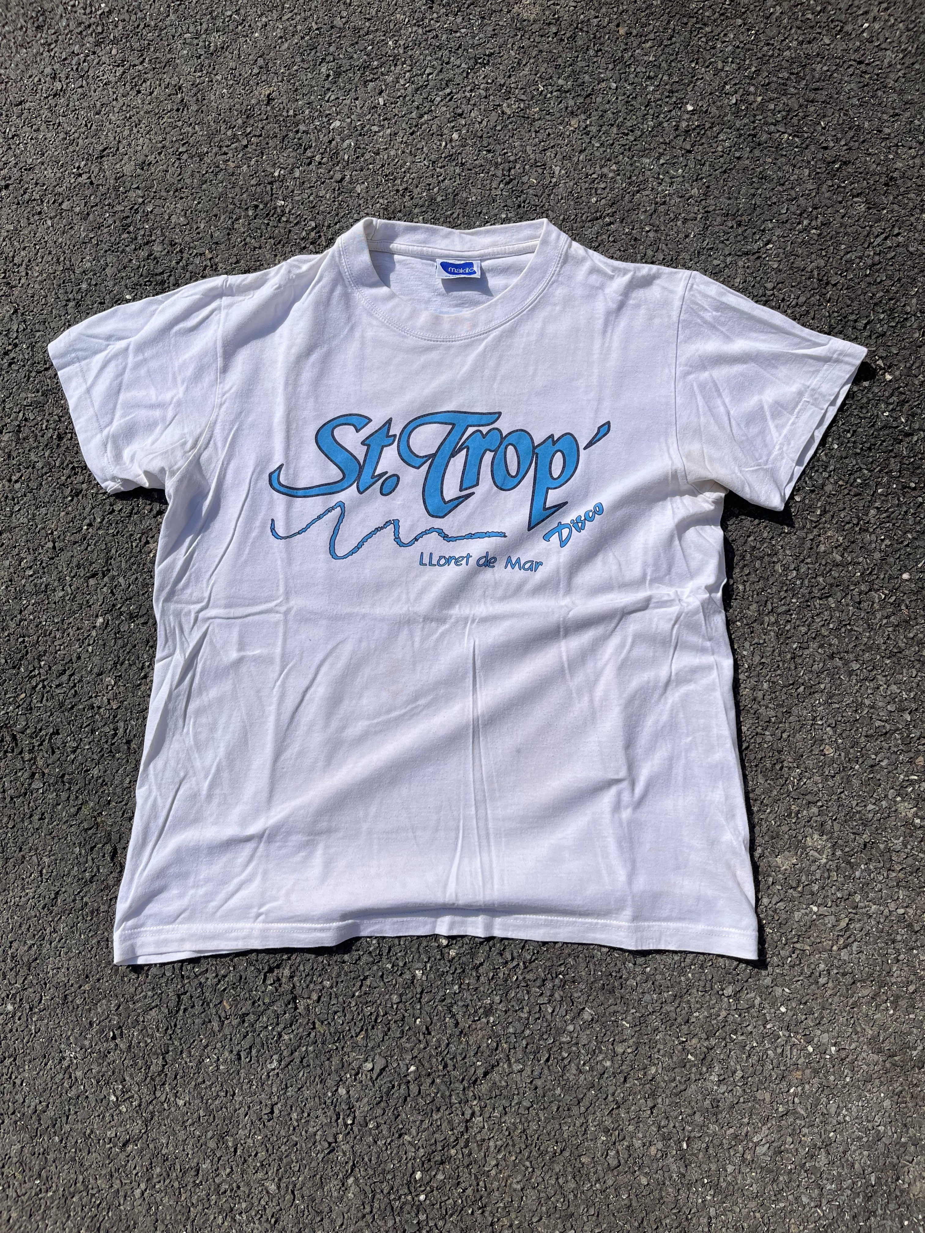 T-SHIRT SOUVENIR ST TROPEZ BLANC