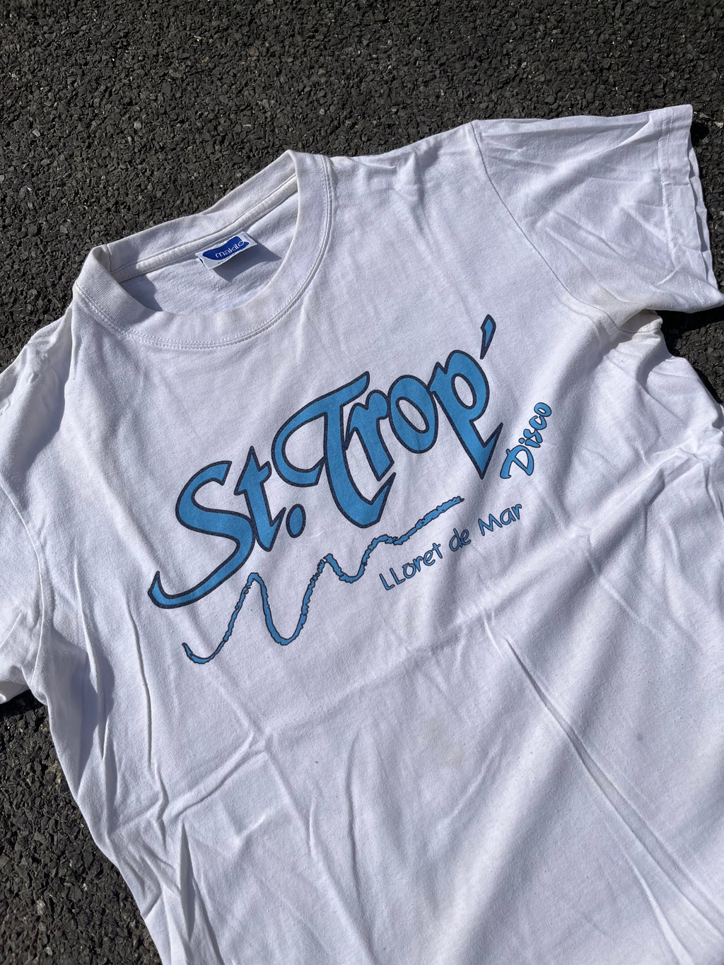 T-SHIRT SOUVENIR ST TROPEZ BLANC