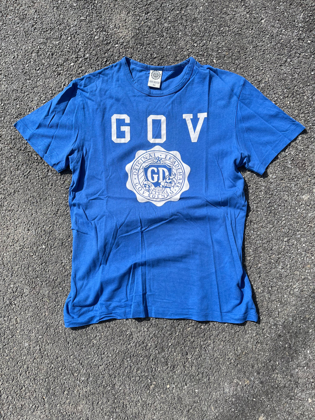 T-SHIRT GOV BLEU
