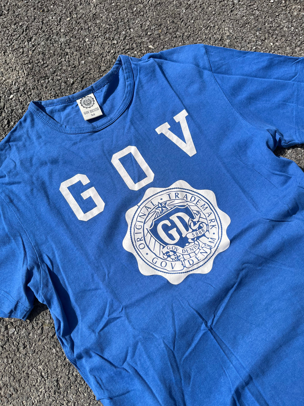 T-SHIRT GOV BLEU