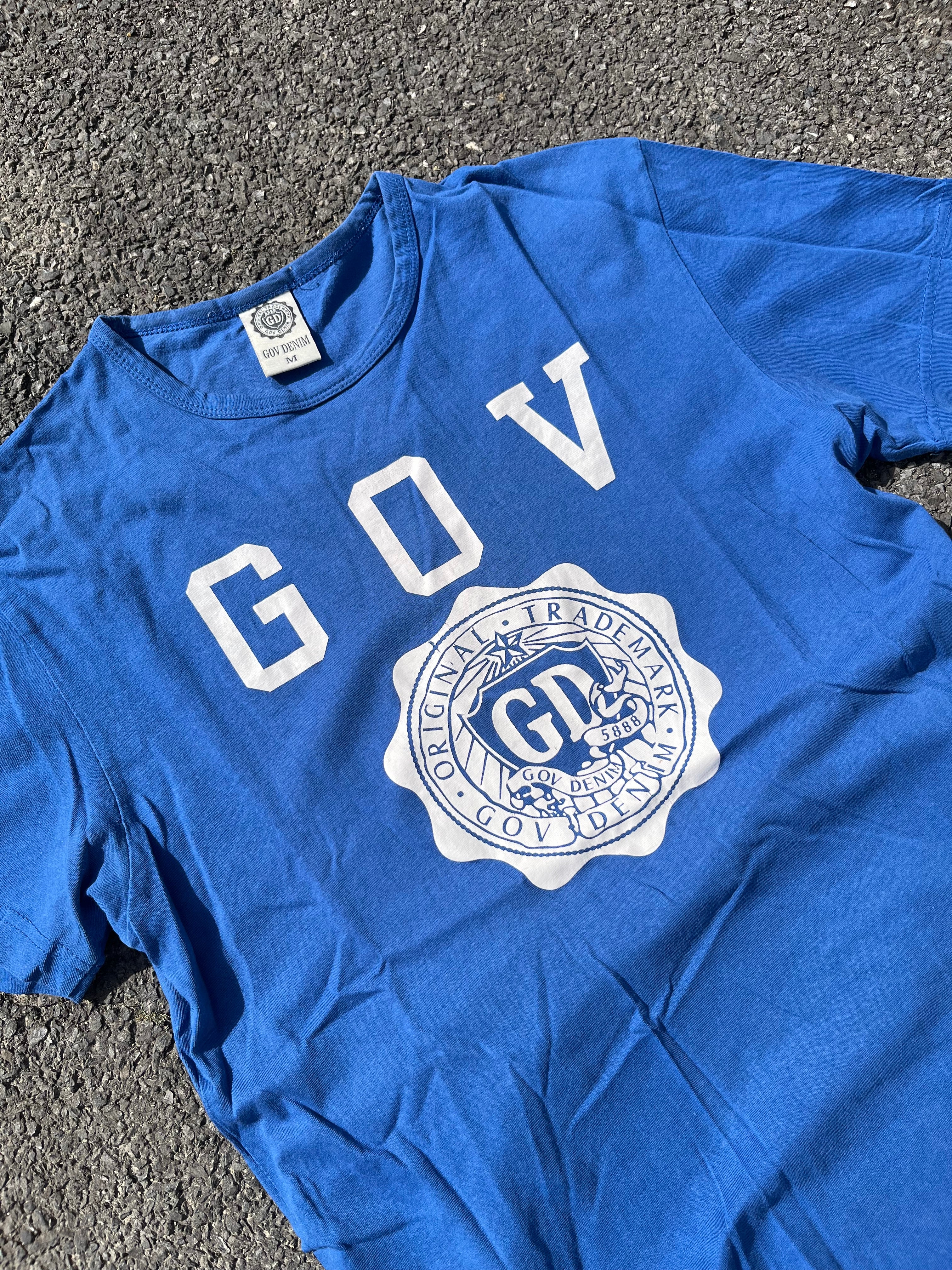 T-SHIRT GOV BLEU