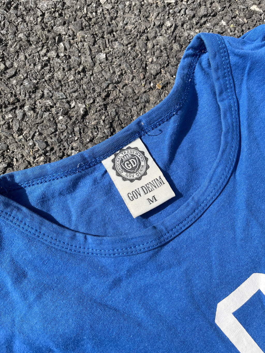 T-SHIRT GOV BLEU
