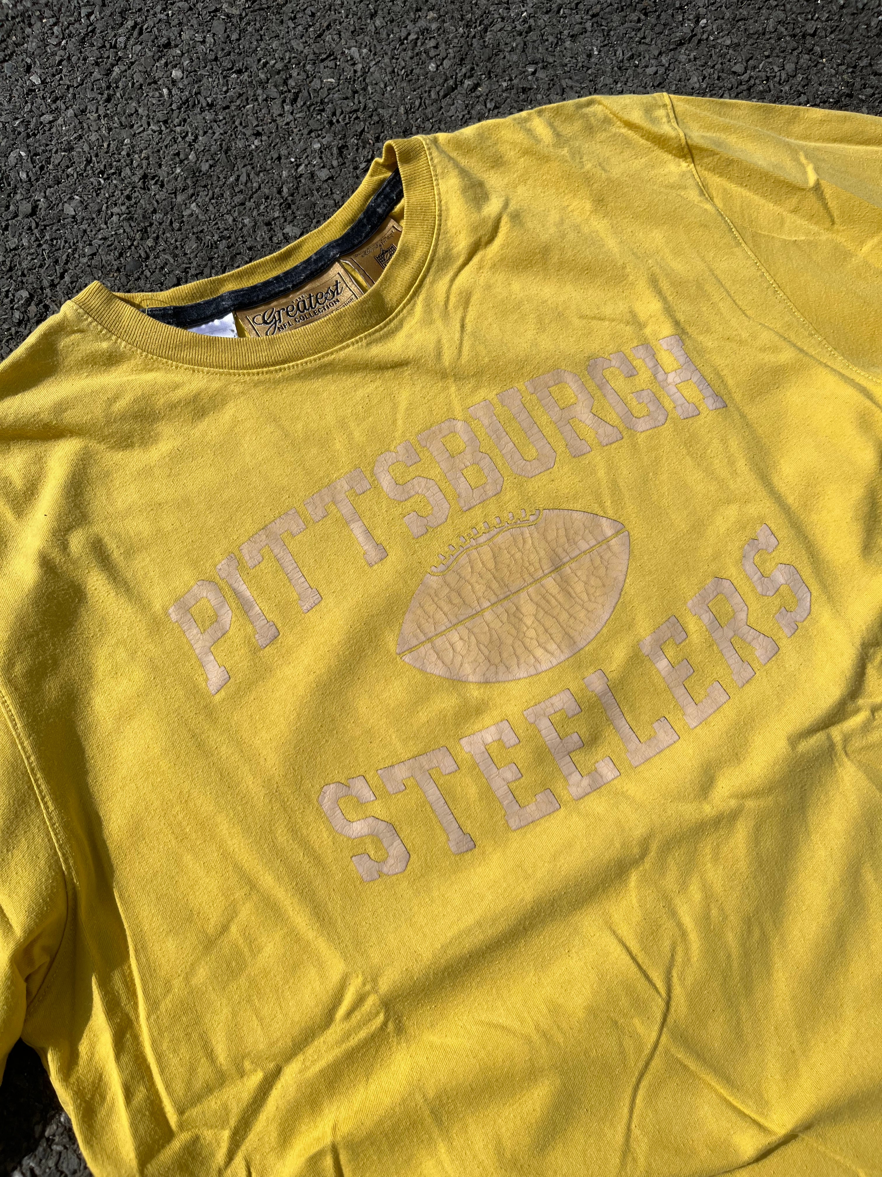 T-SHIRT NFL SINGLE STITCH JAUNE