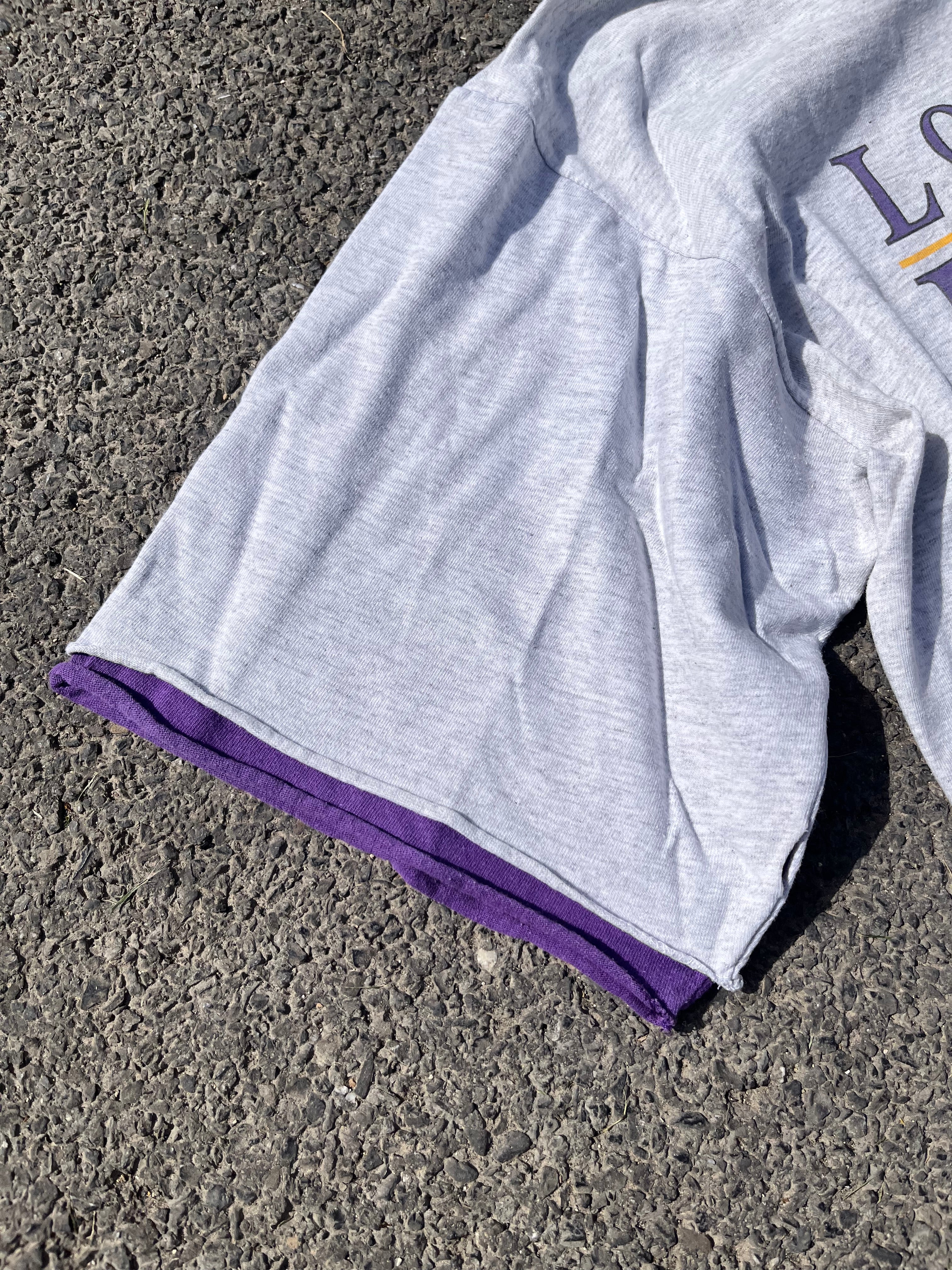 T-SHIRT LAKERS ANNÉE 1990 GRIS