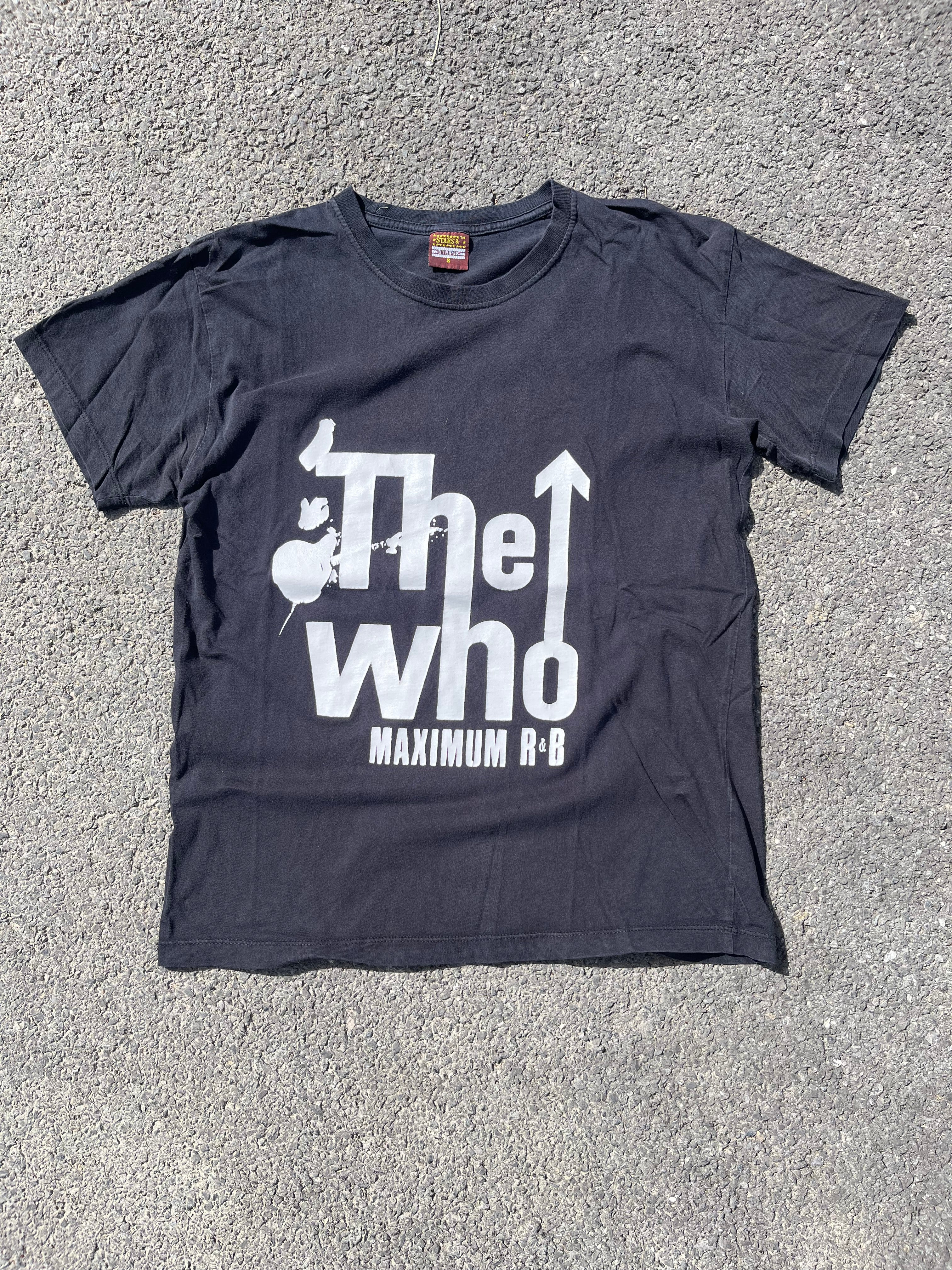 T-SHIRT THE WHO ANNÉE 1990 NOIR