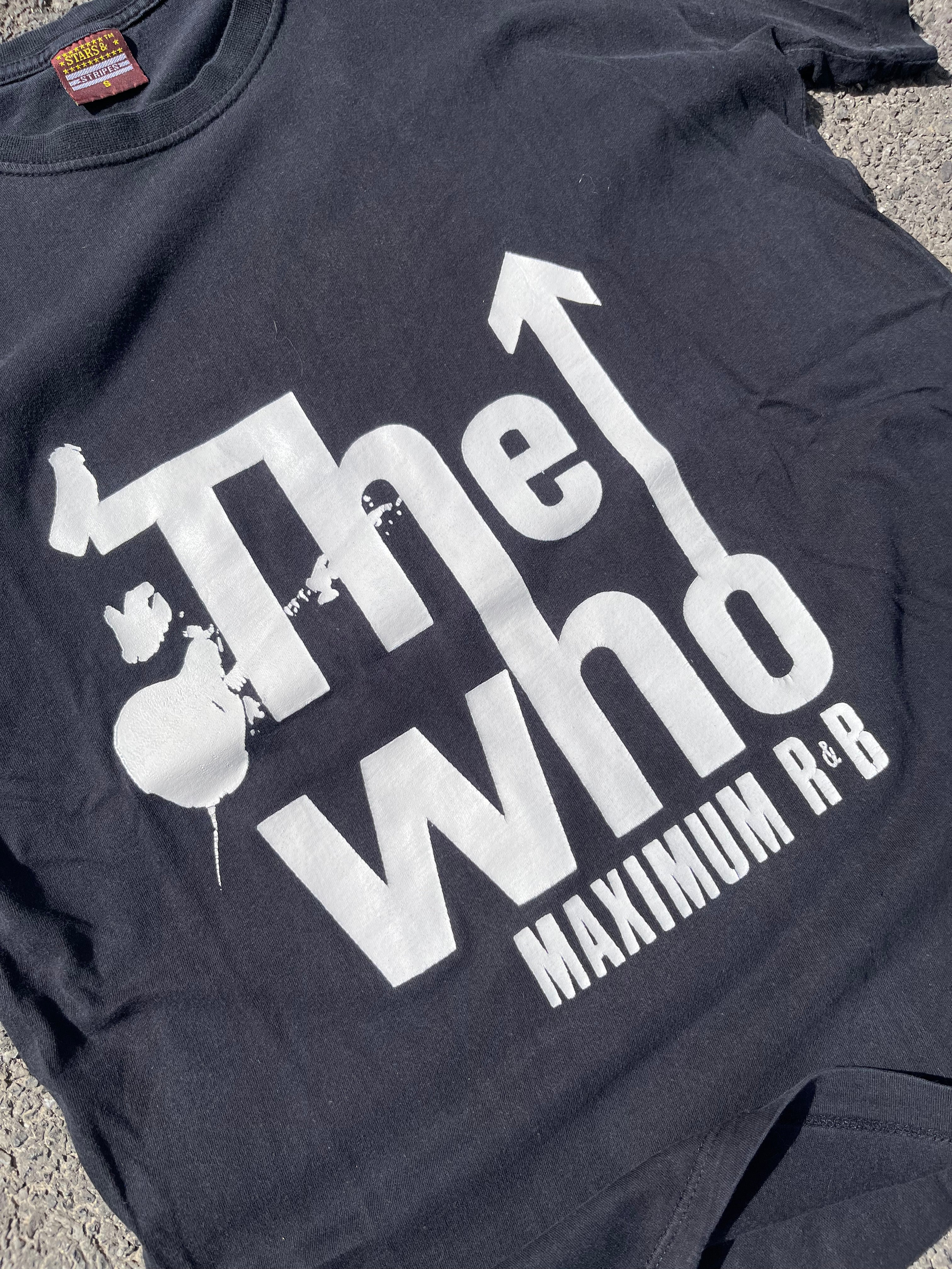 T-SHIRT THE WHO ANNÉE 1990 NOIR