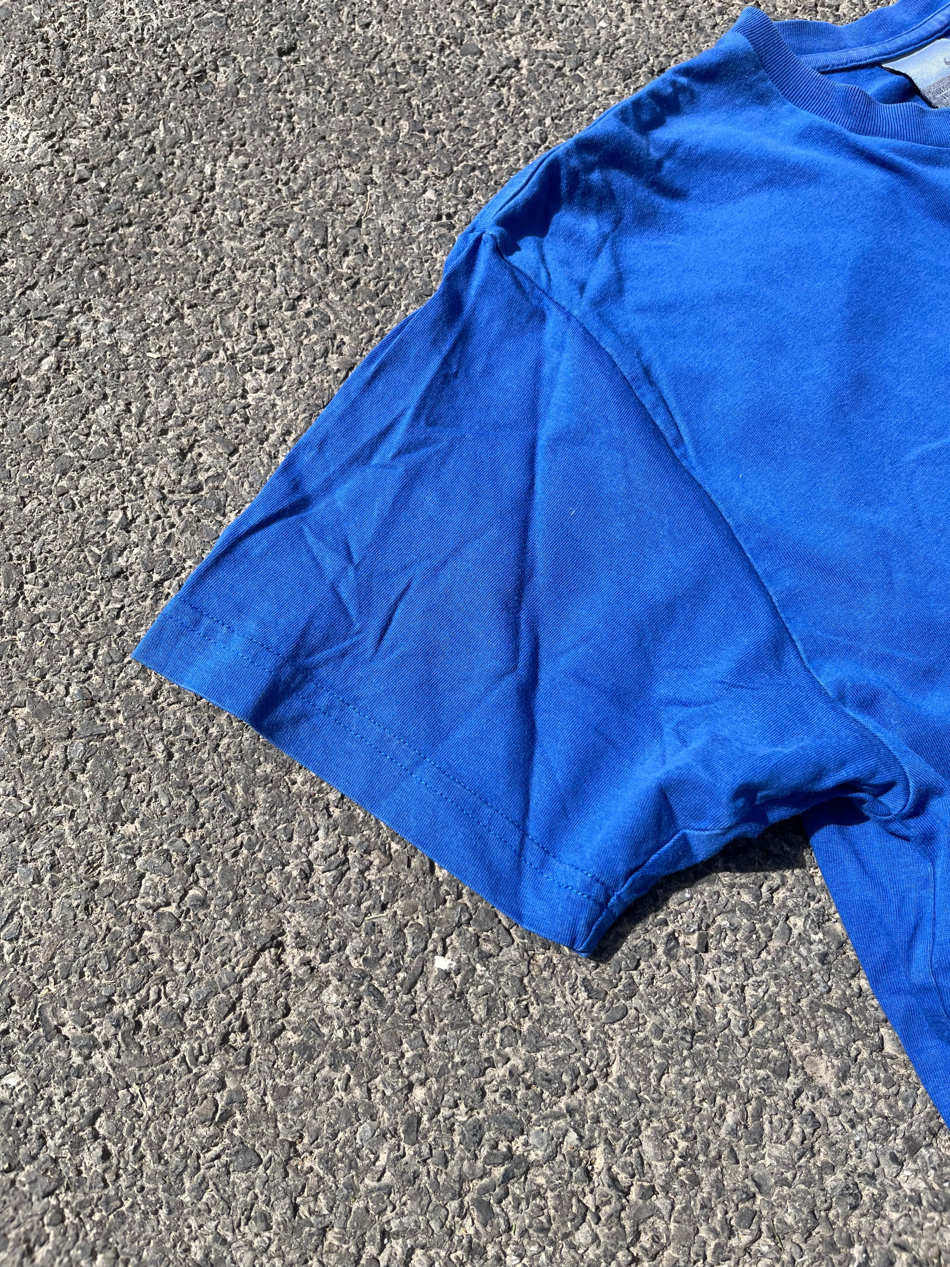T-SHIRT NIKE FOOTBALL BLEU ANNÉE 2000