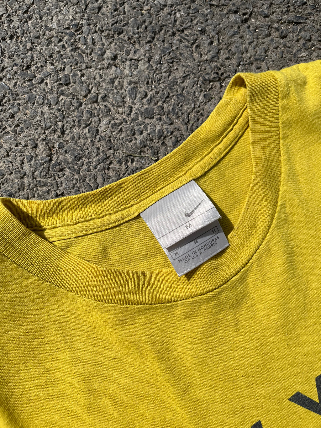 T-SHIRT NIKE NEW YORK ANNÉE 2000 JAUNE