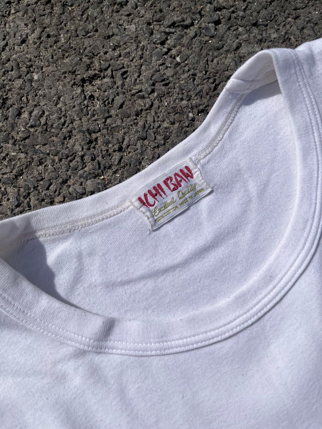 T-SHIRT SOUVENIR JAPON MADE IN JAPAN BLANC