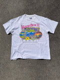 T-SHIRT SOUVENIR HAWAI SINGLE STITCH BLANC
