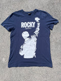 T-SHIRT ROCKY ANNÉE 2000 BLEU