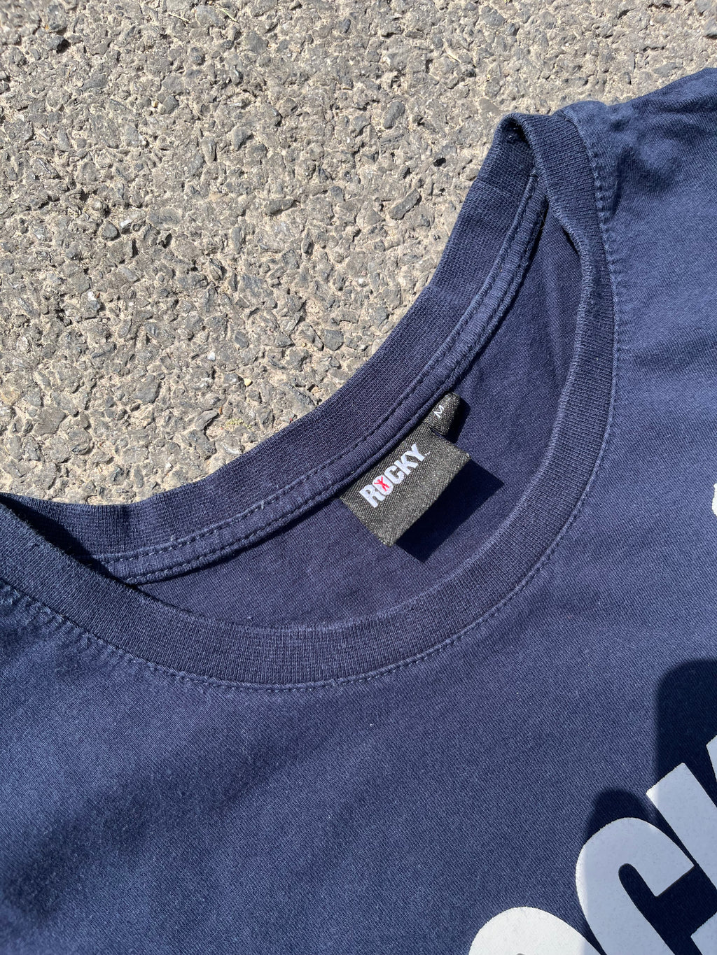 T-SHIRT ROCKY ANNÉE 2000 BLEU