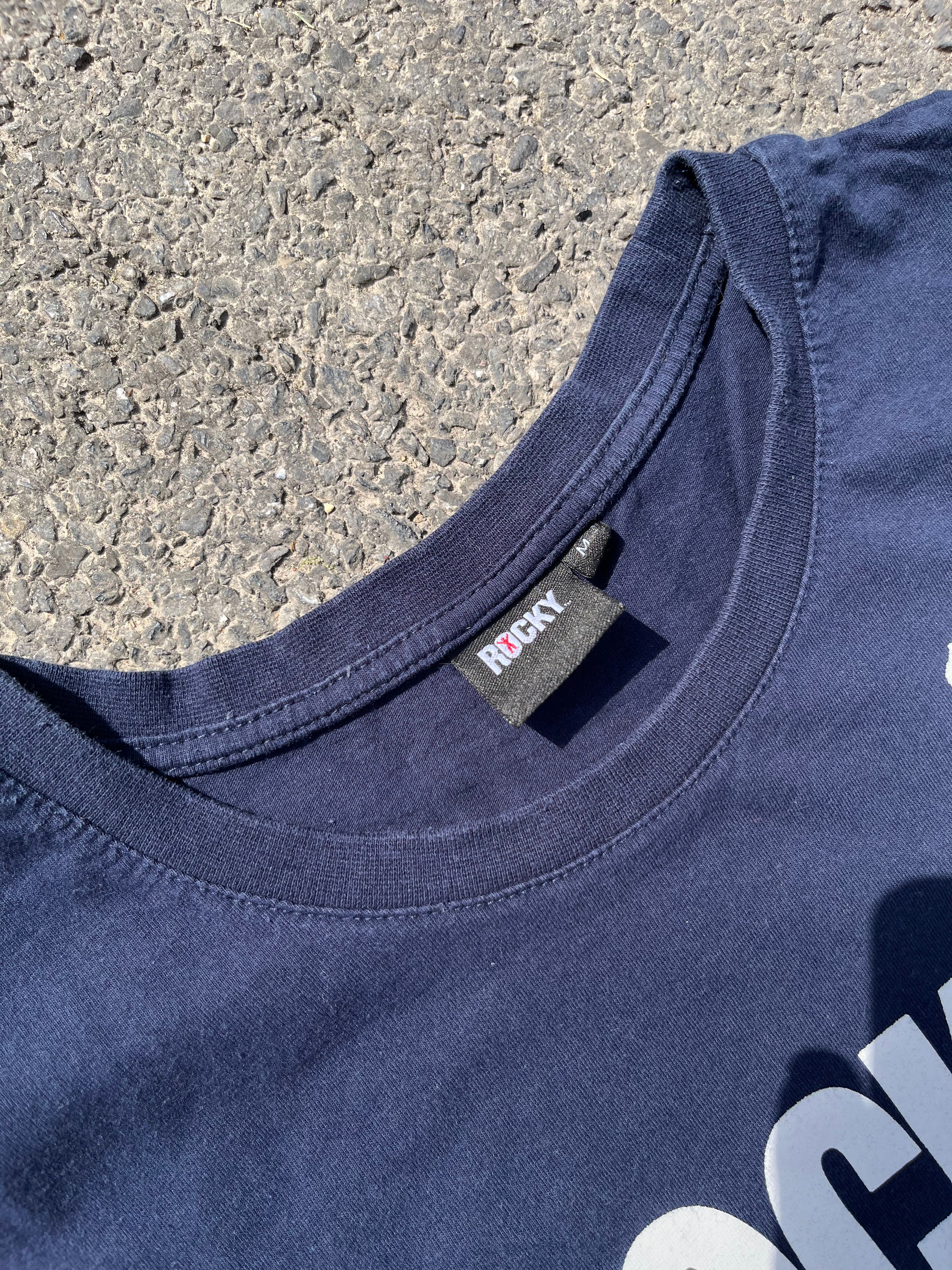 T-SHIRT ROCKY ANNÉE 2000 BLEU