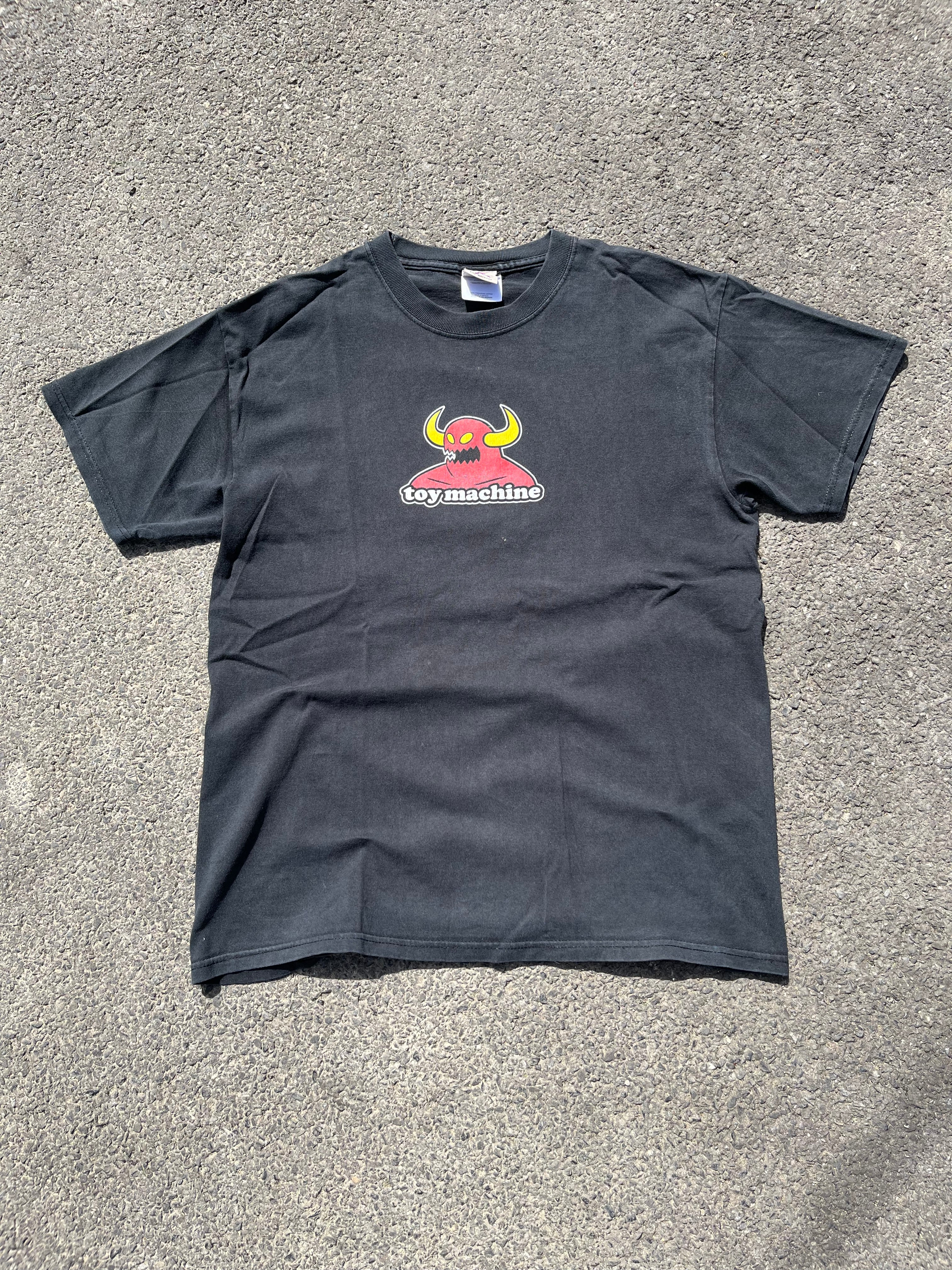 T-SHIRT TOY MACHINE ANNÉE 1990 NOIR