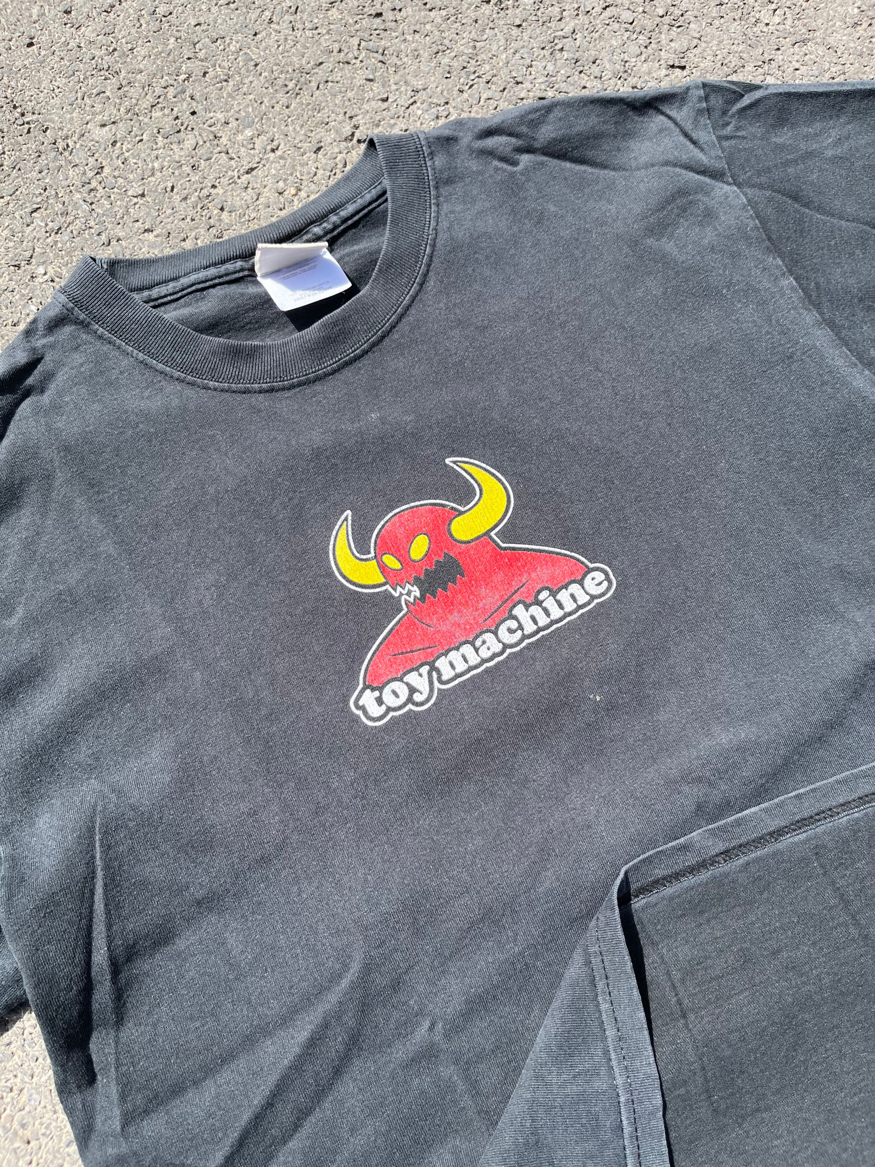 T-SHIRT TOY MACHINE ANNÉE 1990 NOIR