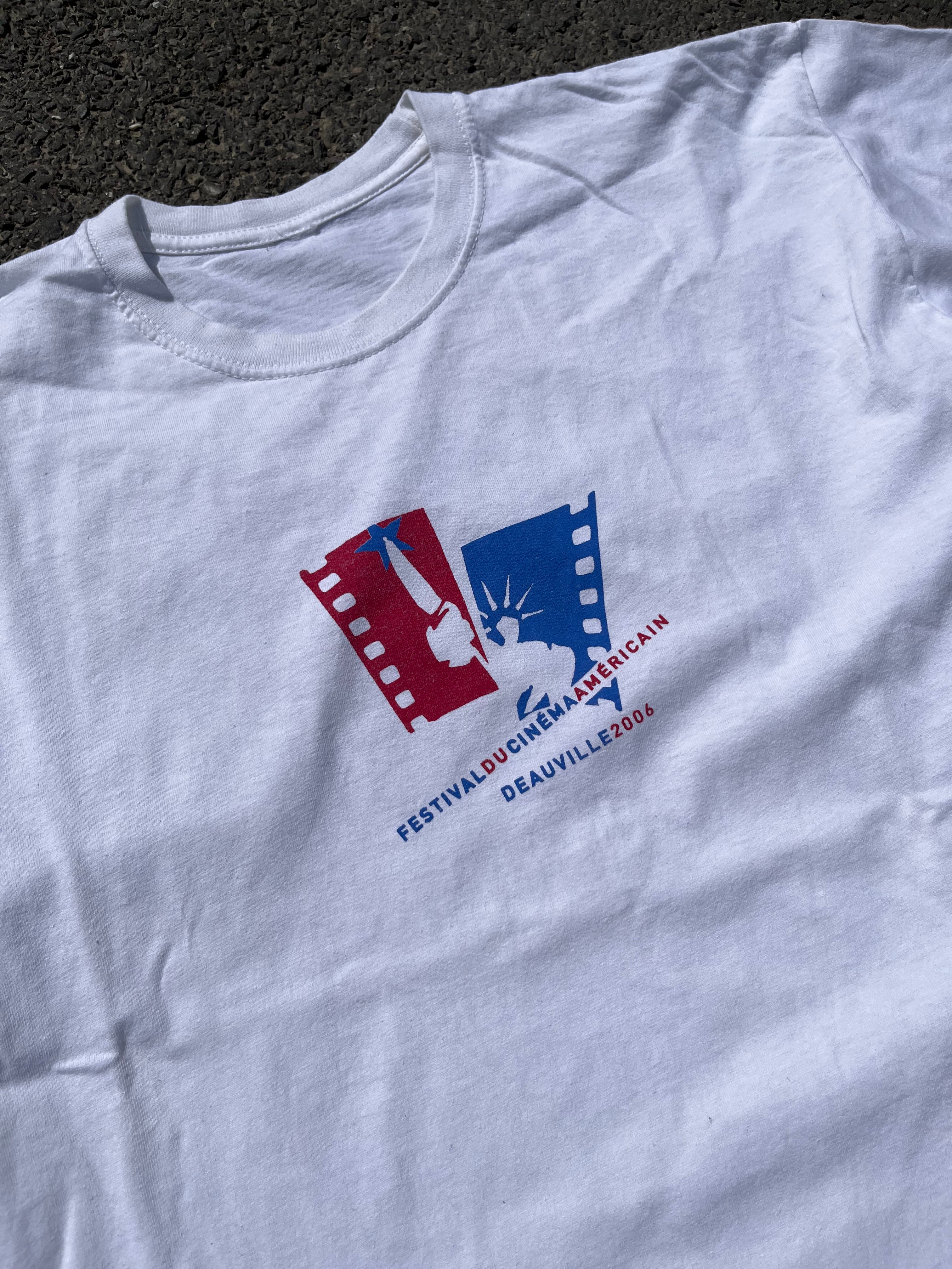 T-SHIRT SOUVENIR DU FESTIVAL CINEMA AMÉRICAIN DE DEAUVILLE