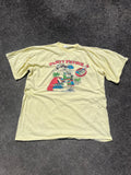 T-SHIRT GRAPHIQUE JAUNE SINGLE STITCH