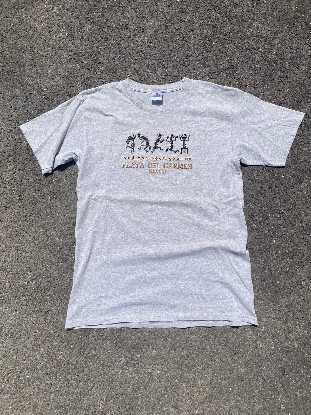 T-SHIRT SPOUVENIR MEXICO GRIS