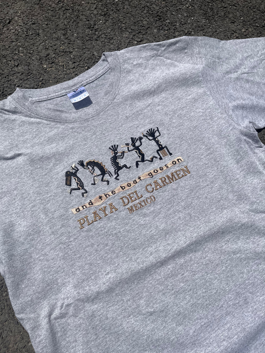 T-SHIRT SPOUVENIR MEXICO GRIS