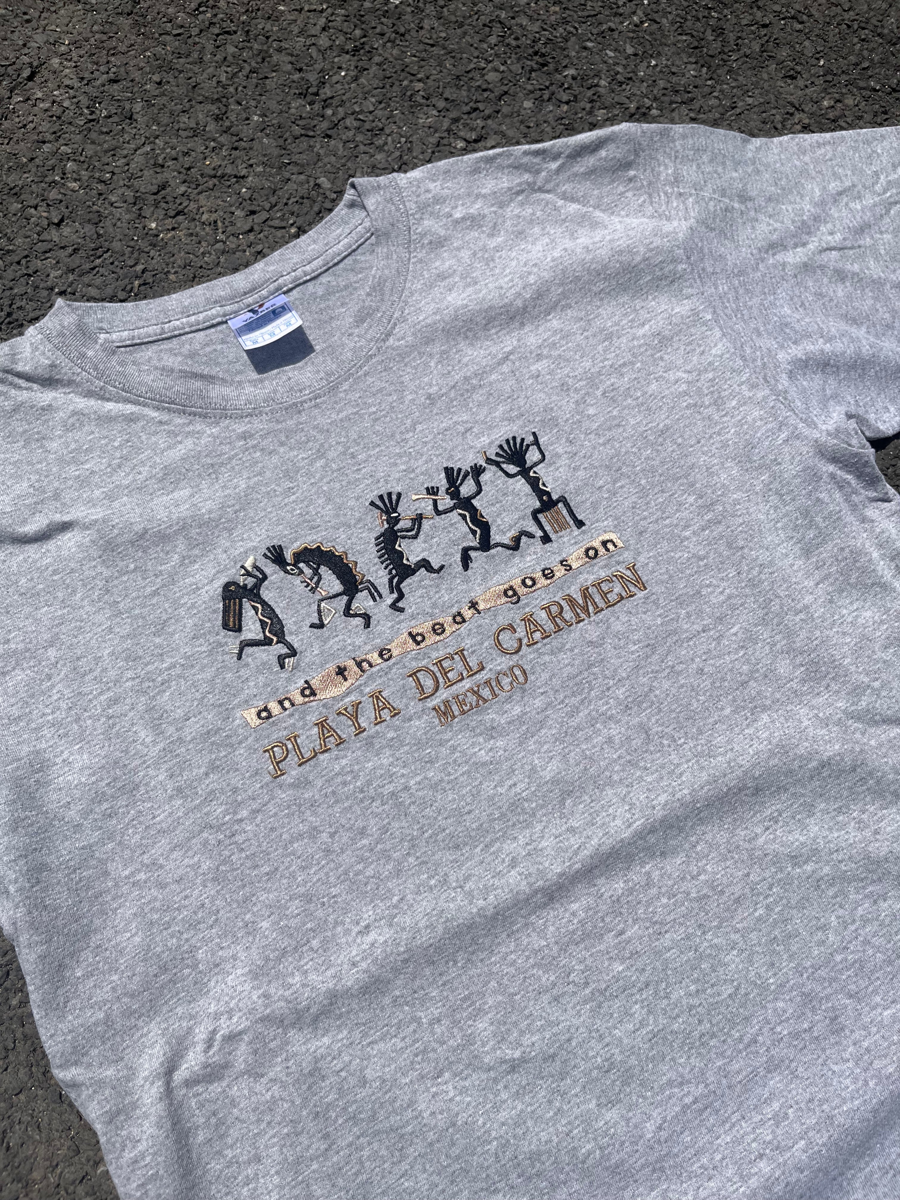 T-SHIRT SPOUVENIR MEXICO GRIS